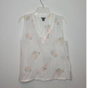 Eddie Bauer gauzy cotton blouse - large